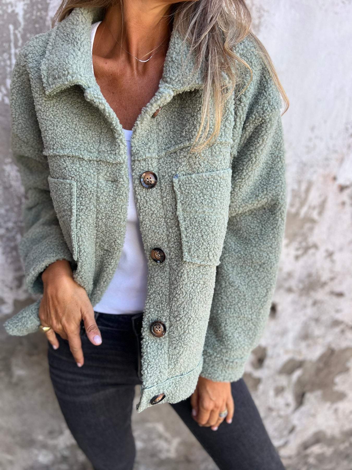 Sofia™ | Teddystoff Frühlingsjacke