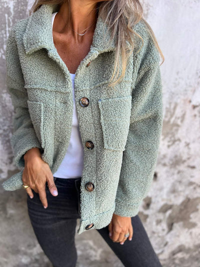 Sofia™ | Teddystoff Frühlingsjacke