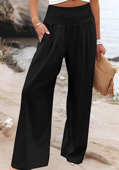 Amar | Fluid Strandhose mit breiten Trägern