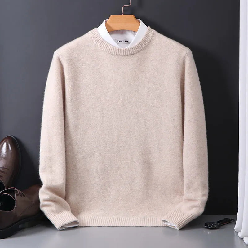 William™ - Strickpullover - in Beige