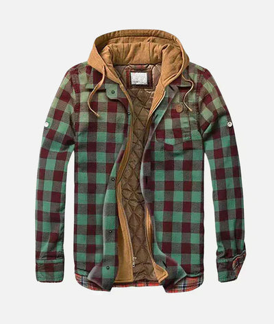 Alain – Karierte Patchworkjacke