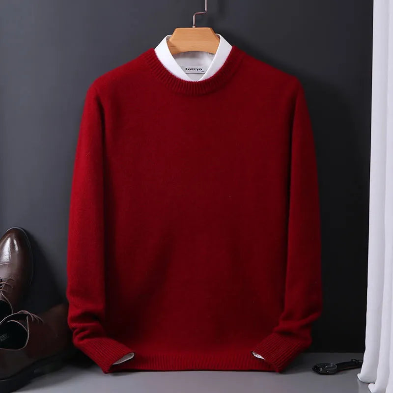 William™ - Strickpullover - in Rot