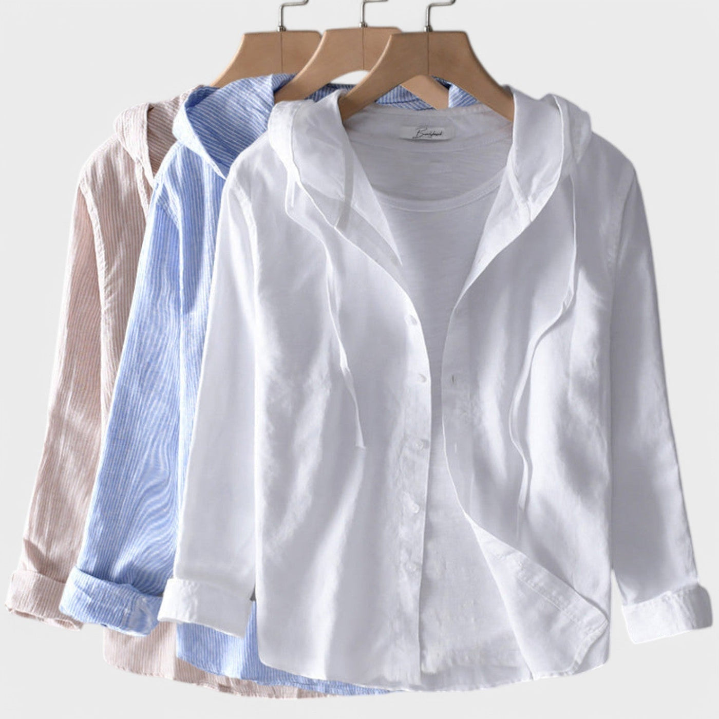 CLARA – Bluse aus Baumwolle mit Kapuze