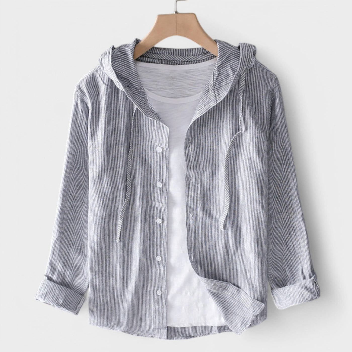 CLARA – Bluse aus Baumwolle mit Kapuze
