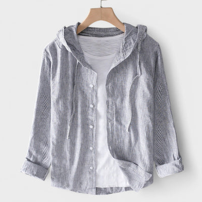CLARA – Bluse aus Baumwolle mit Kapuze
