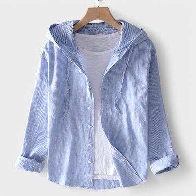 CLARA – Bluse aus Baumwolle mit Kapuze