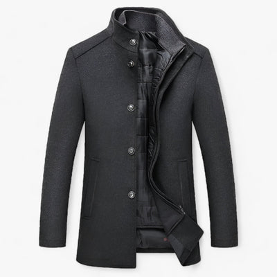Alex | Lässiger Wolltrenchcoat
