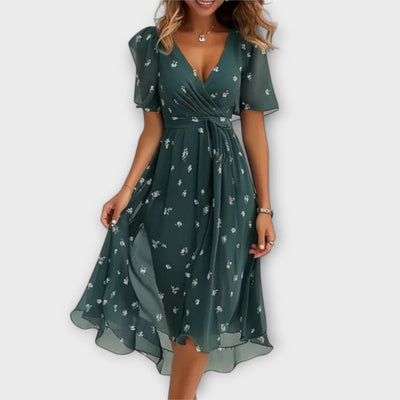 Annegret - Kleid mit V-Ausschnitt für Frauen