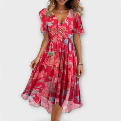 Annegret - Kleid mit V-Ausschnitt für Frauen