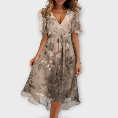 Annegret - Kleid mit V-Ausschnitt für Frauen
