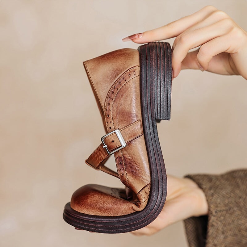 Eleonore™ – Bequeme und elegante Mary Janes aus Leder