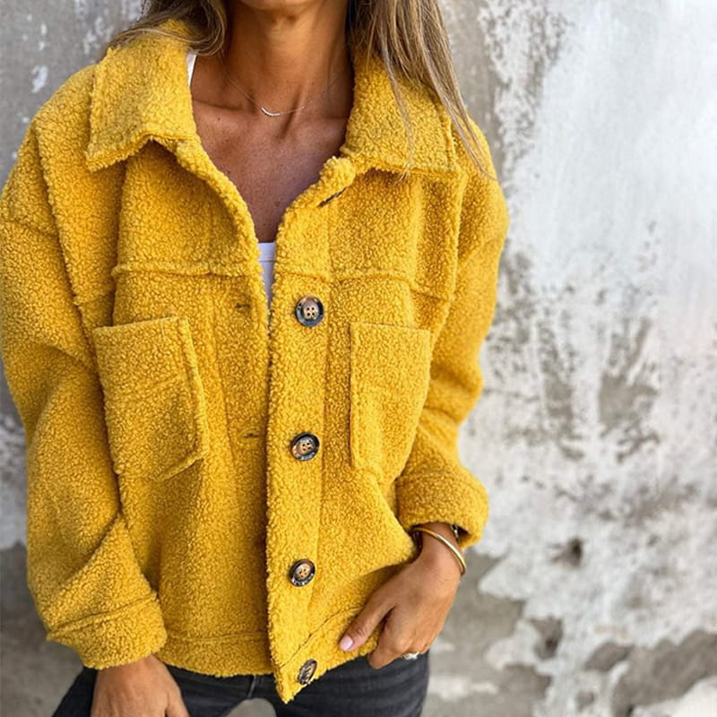 Sofia™ | Teddystoff Frühlingsjacke